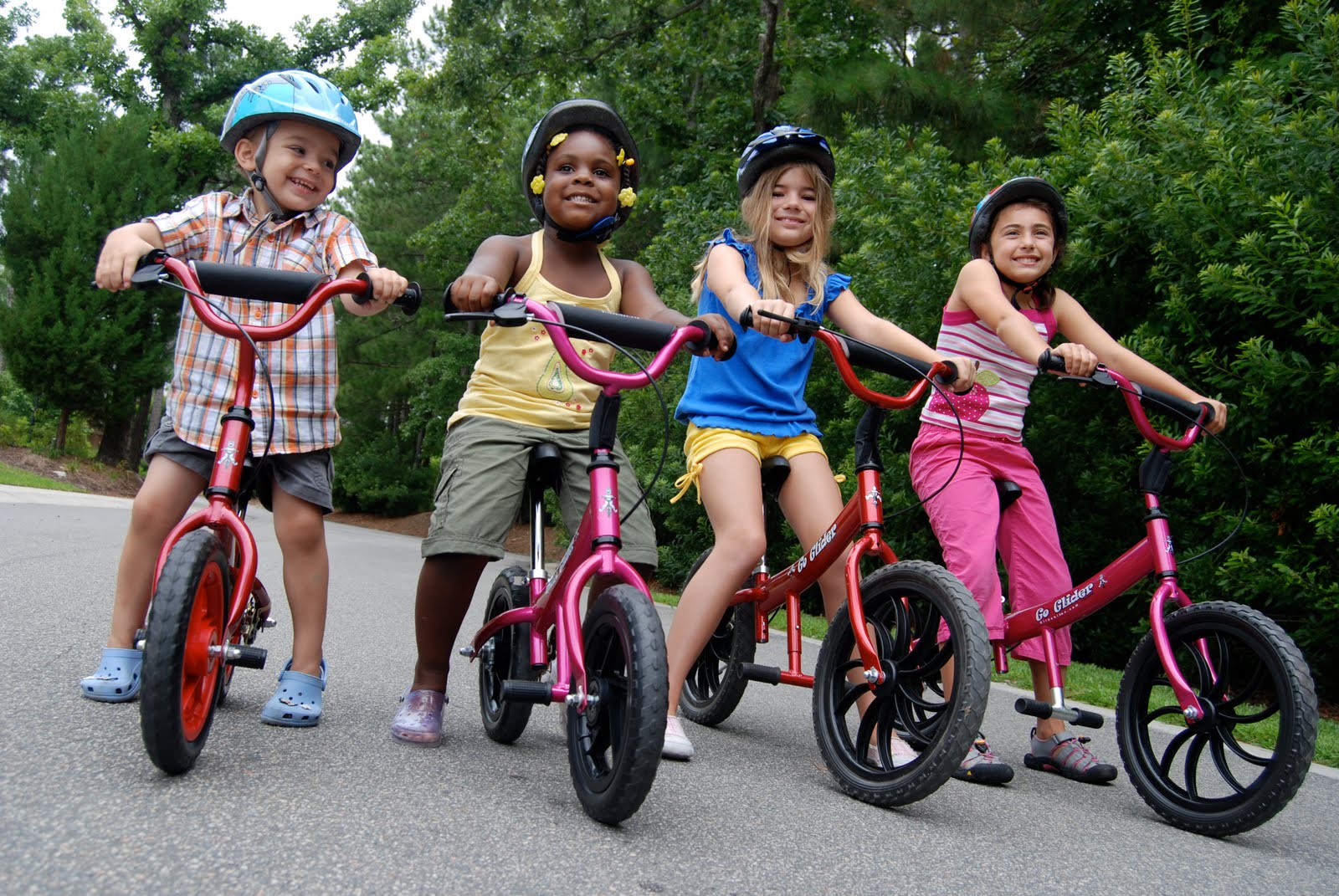 kids with bike